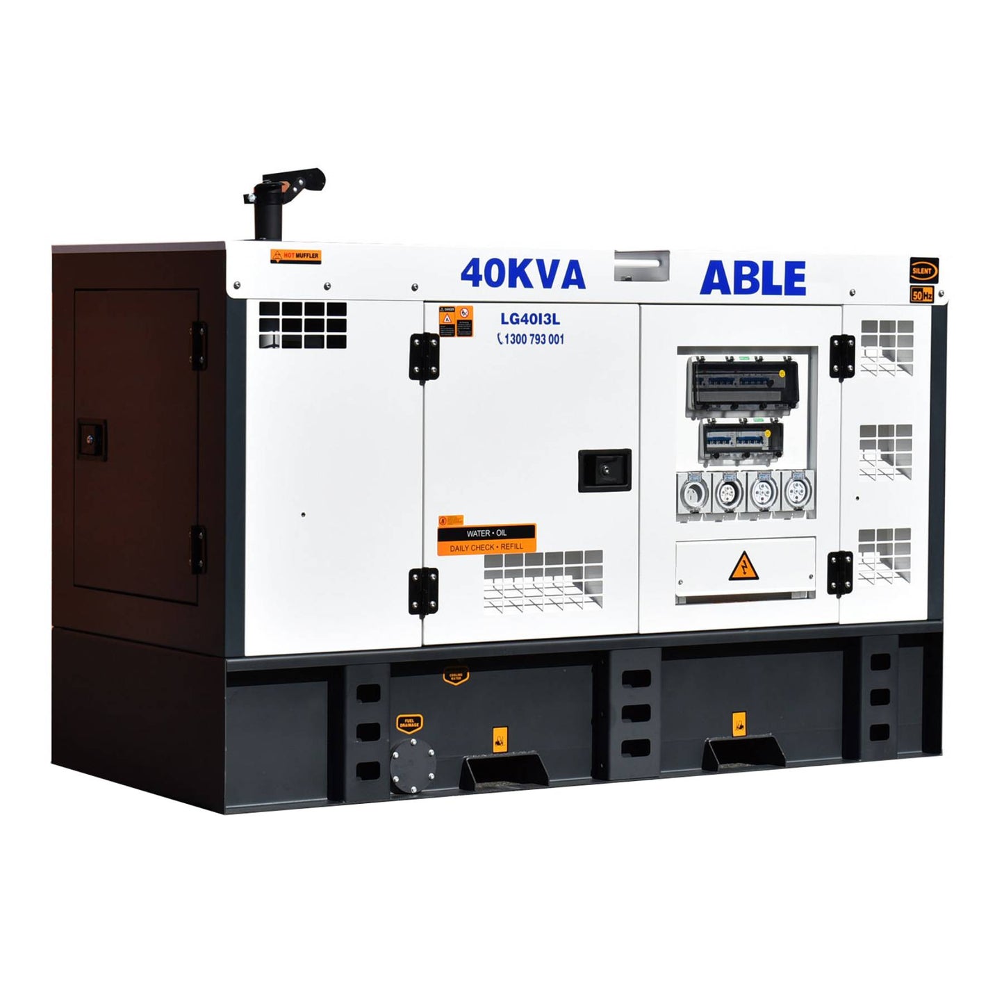 Ablesales Three Phase 40kVA Isuzu Diesel Generator