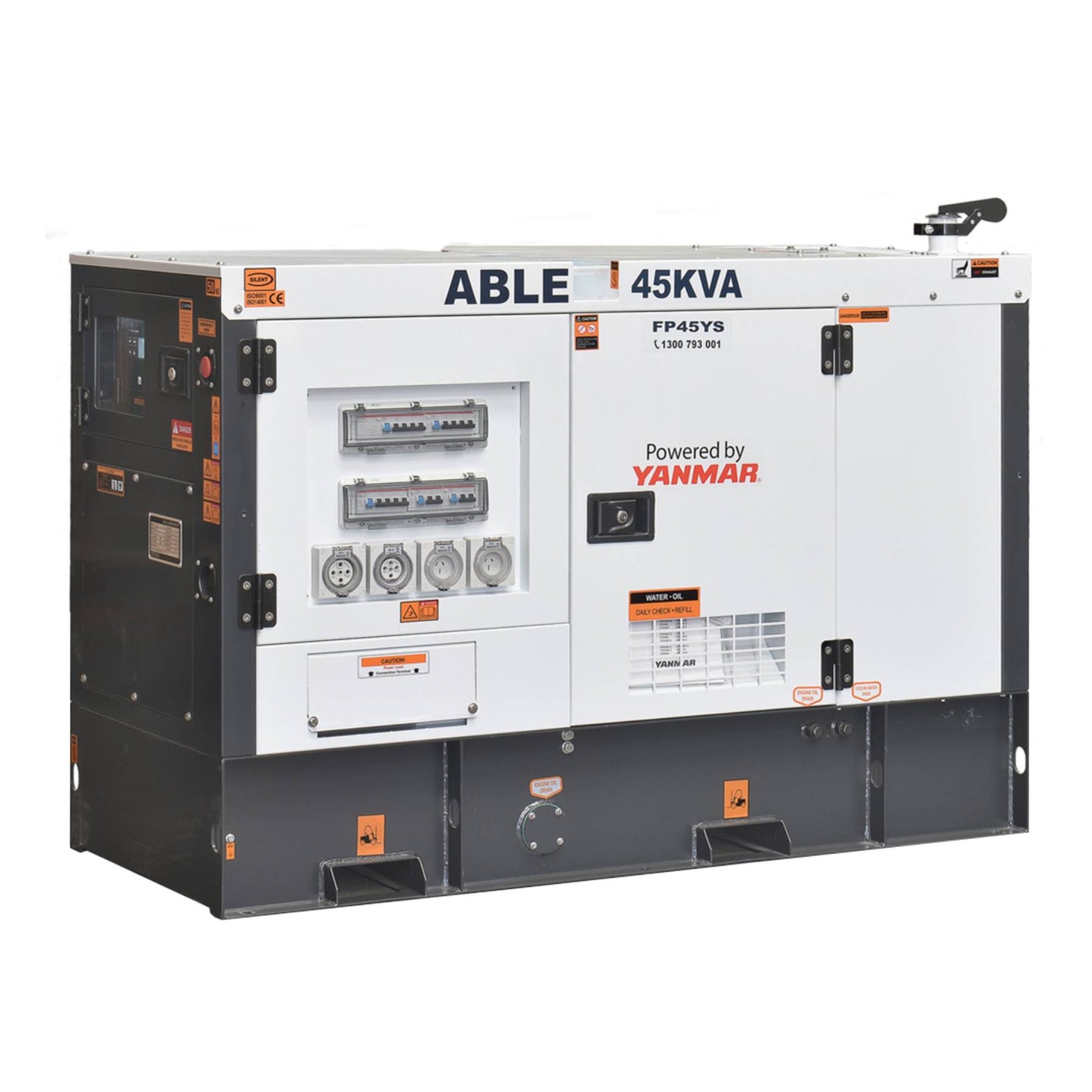 Ablesales Three Phase 45kVA Yanmar Diesel Generator