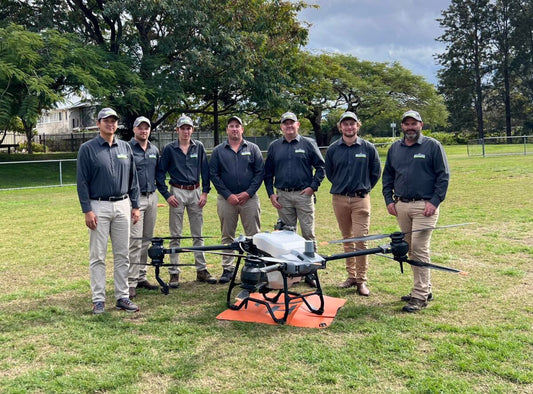 AgDrone.au team at the DJI Academy