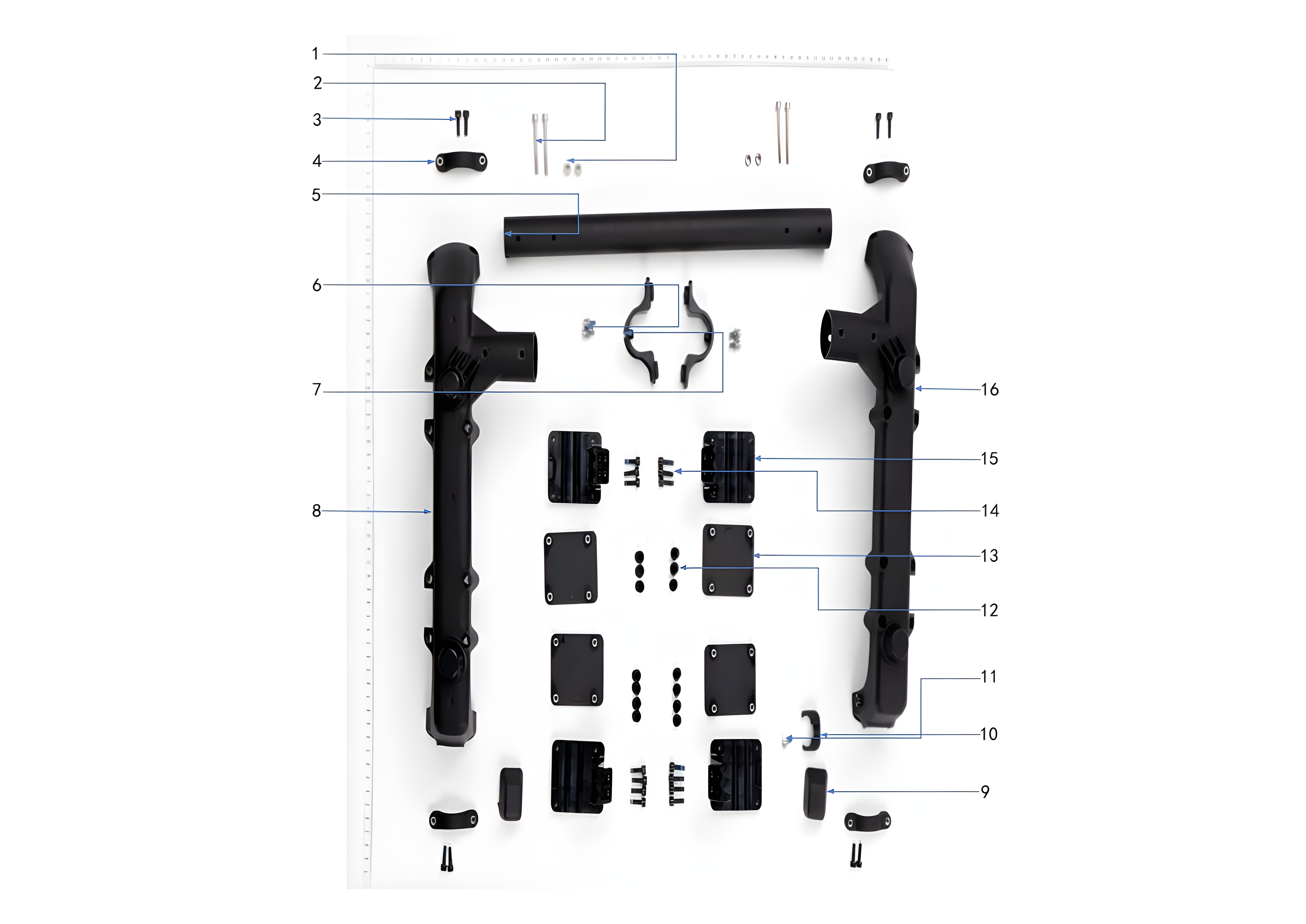 Parts Diagram for T100 Frame Connector