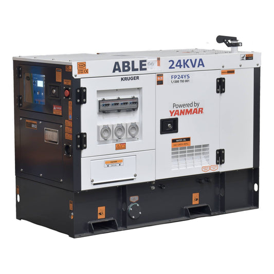 Ablesales Single Phase 24kVA Yanmar Diesel Generator
