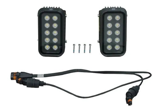DJI Agras T50/T25 Spotlight kit — two LED units, signal cable and screws