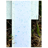Dye droplets on calculator bond paper