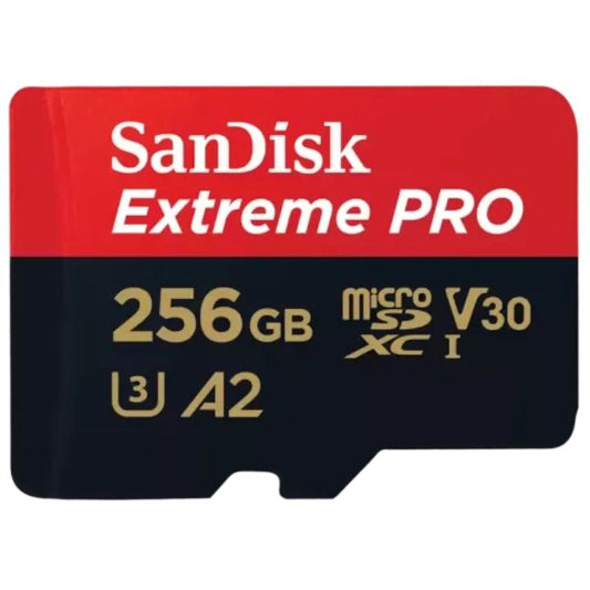 SanDisk Extreme PRO microSDXC 256GB 200MB/s R 140MB/s W UHS-I U3 C10