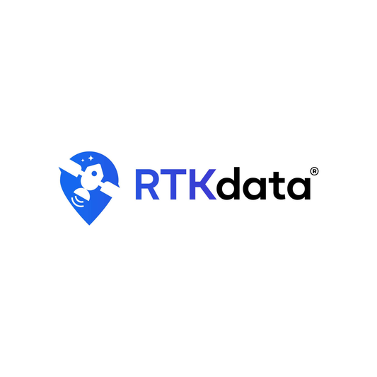 RTKdata Subscription. The RTKdata logo on an AgDrone coverage circle.