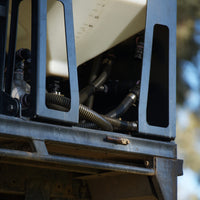 400 L tank and hoses inside the Ute Back frame
